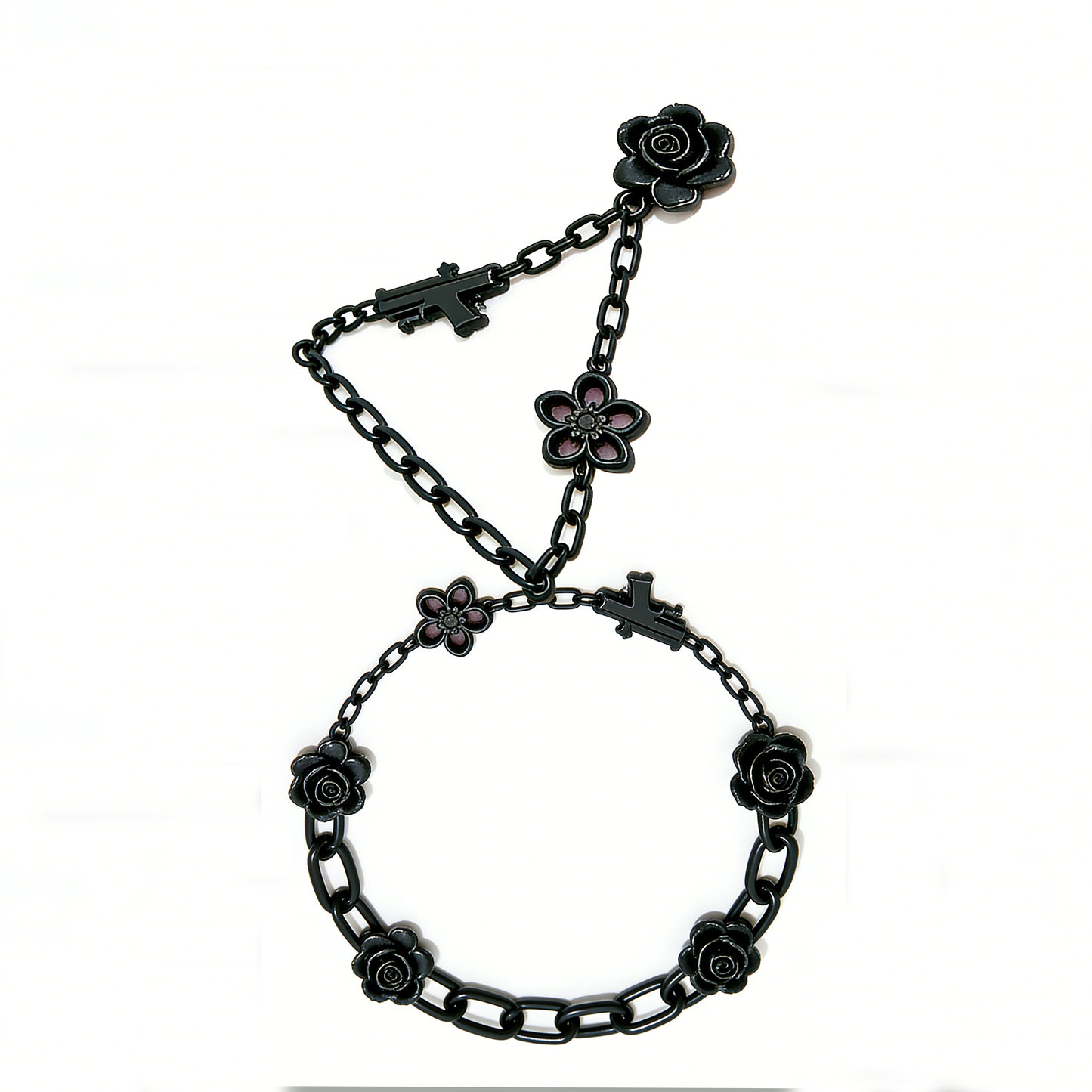 Gothic Rose Hand Back Chain