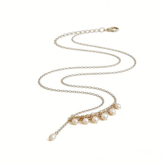 Pearl Cluster Hand Back Chain