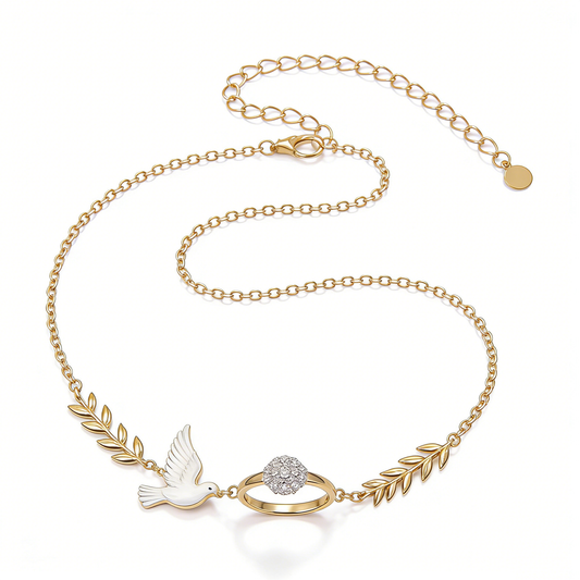 Dove & Diamond Hand Back Chain