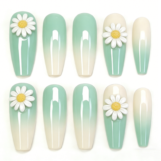 Mint Daisy Long Wearable Armor