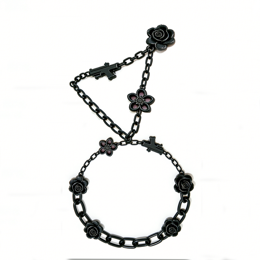 Gothic Rose Hand Back Chain