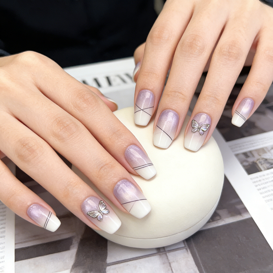 Purple Butterfly Short Wearable Armor