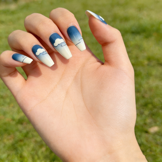 Blue Cloud Long Wearable Armor