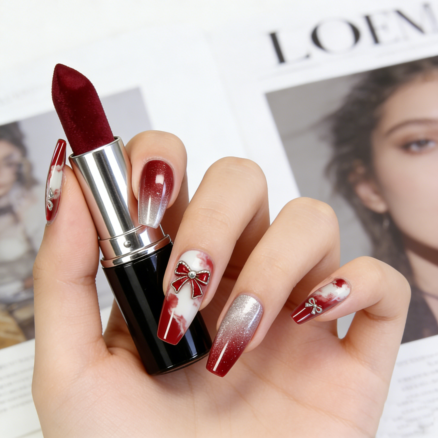 Christmas Bow Long Wearable Armor