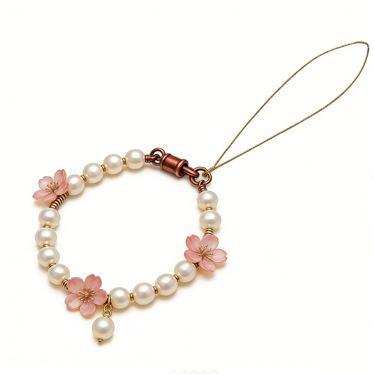 Cherry Blossom Pearl Hand Back Chain