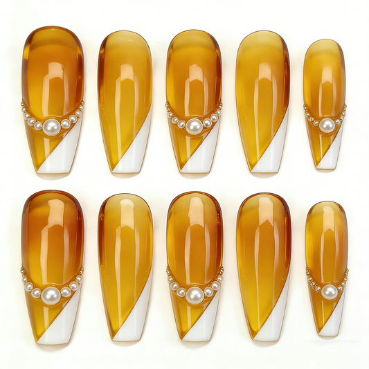 Amber Pearl Long Wearable Armor