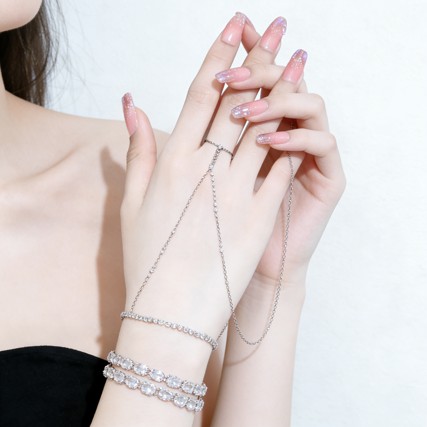 Crystal Hand Back Chain