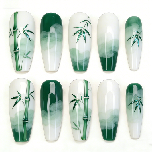 Green Bamboo Long Wearable Armor